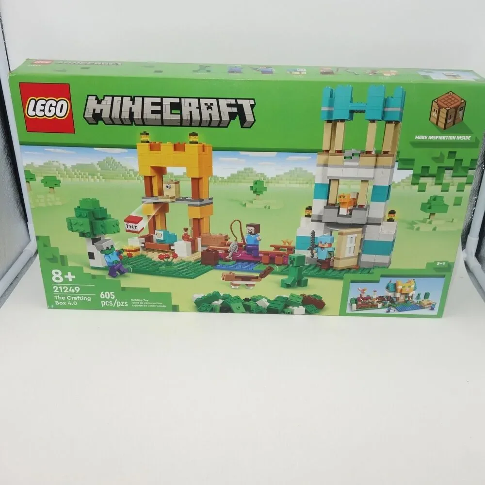 NEW LEGO Minecraft The Crafting Box 4.0 21249 Fortress Cat House Factory Sealed - Picture 2 of 9
